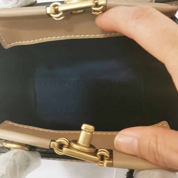 Coach Troupe Tote 16 With Weaving